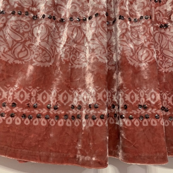 FREE PEOPLE BOHO VELVET & SEQUIN DRESS - Picture 3 of 6